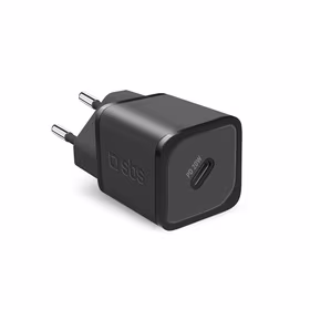 SBS TETRGAN1C20K 20W GaN USB-C sienas lādētājs ar Power Delivery - melns