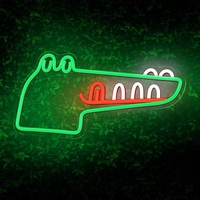 Neon PLEXI LED JURASSIC CROC zaļš FLNJ03 Forever Light
