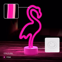 Neon LED on statīvs FLAMINGO rozā USB-C FSC-11 Forever Light