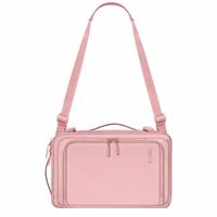 Tech-Protect Defender S50 mugursoma Ryanair un Wizzar, 20L klēpjdatoram - rozā