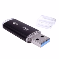 SILICON POWER Blaze B02 Pendrive USB flash drive 64 GB USB Type-A 3.2 Gen 1 (SP064GBUF3B02V1K) melns