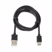 iBox IKUMTC USB cable 1 m USB 3.2 Gen 1 (3.1 Gen 1) USB A USB C melns