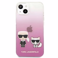 KARL LAGERFELD KLHCP13SCKTRP IPHONE 13 MINI 5.4 "maciņš rozā/rozā KARL & CHUPETTE