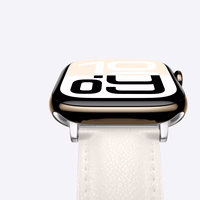 AmazingThing Klasiskā ādas dirželis Apple Watch 45/46/49 mm - pelēks