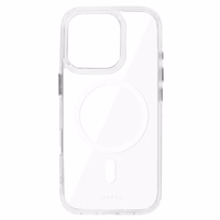 Liavec Spīdīgs Magnētiskais Caurspīdīgs viedtālruņa apvalks Iphone 16 Pro balta