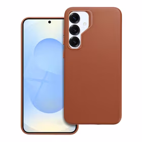 LEATHER MAG COVER viedtālruņa apvalks SAMSUNG S25 PLUS brūns