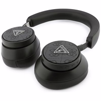 Guess 4G Triangle Logo Bluetooth austiņas uz ausīm - melnas