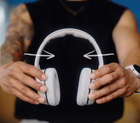 Skullcandy Crusher 540 Active Over-Ear Headphones, pelēks Concrete