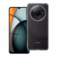 Caurspīdīgs 2 mm viedtālruņa apvalks XIAOMI Redmi A3 4G (ar kameras aizsardzību) caurspīdīgs