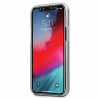 Mercedes Transparent Line viedtālruņa apvalks iPhone 12 mini - zils