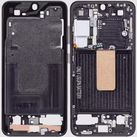 Vidējais rāmis Samsung S911 S23 Fantoma melns (Grafīta)