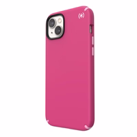 Speck Presidio2 Pro - Antibacterial iPhone 15 Plus / 14 Plus maciņš (Digitalpink / Blossompink / balts)