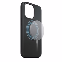 XQISIT NP SILIKONA MACIŅŠ ANTI BAC MAGSAFE, RECYCLED FOR IPHONE 15 PLUS MELNS