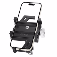 Tech-Protect V1 universāls velosipēda tālruņa turētājs - melns