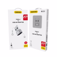 Dudao adapteris no USB Type-C uz USB melns (L16AC black)
