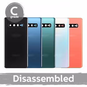 Aizmugurējais vāciņš Saderīgs ar Samsung G975 S10 Plus / Flamingo Rozā / ar camera lens 100% original (8/10 Used)