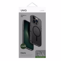 Uniq Clario viedtālruņa apvalks iPhone 16 Pro 6.3" Magclick uzlāde pelēks