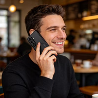 Tech-Protect MagFlex Maciņš for Samsung Galaxy S26 - caurspīdīgs melns