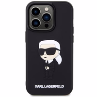 KARL LAGERFELD KLHCP14X3DRKINK IPHONE 14 PRO MAX 6.7 "MELNS/MELNS HARDCASE RUBBER IKONIK 3D