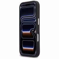 Karl Lagerfeld IML Glitter KL Diamond Logo Maciņš for iPhone 17 Pro - melns