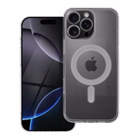 Viedtālruņa apvalks MAG COVER caurspīdīgs ar kameras aizsardzību, saderīgs ar MagSafe IPHONE 16 Pro Max