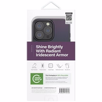 Uniq Iridescia Magclick uzlādes apvalks iPhone 16 Pro Max – melns