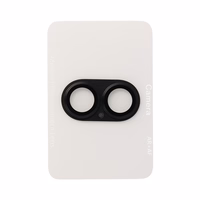 Tempered stikls Tel Protect 95% AR+AF Full Metal kameras aizsargs on camera for Iphone 17 melns (camera island)