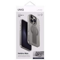 Uniq Heldro Max Magclick uzlādes viedtālruņa apvalks iPhone 16 Pro - caurspīdīgs