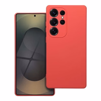 Silikona viedtālruņa apvalks SAMSUNG S25 Ultra persiku krāsas