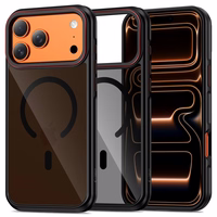 Tech-Protect MagHybrid MagSafe maciņš iPhone 17 Pro Max melns un sarkans