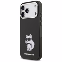 Etui Karl Lagerfeld IML Aquarelle        Choupette & Logo MagSafe do iPhone 17 Pro Max melns