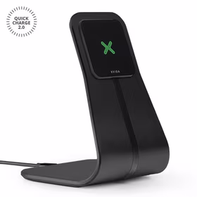 XVIDA Fast Charging Desk statīvs - Inductive lādētājs Samsung Quick Charge 2.0 (melns)