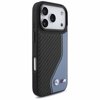 BMW M Carbon Logo Magnētiskais viedtālruņa apvalks iPhone 17 Pro - zils