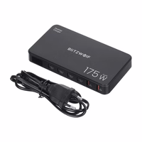 Blitzwolf BW-S30 6-in-1 uzlādes stacija 4xUSB-C + 2xUSB 175W