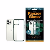 PanzerGlass ClearCase viedtālruņa apvalks iPhone 12 Pro Max – caurspīdīgs un zaļš