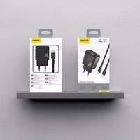 Dudao A27MaxCEU PD QC 35W USB-A USB-C Wall Lādētājs with USB-C Kabelis - Melns