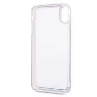 Guess GUHCI65GLCRE iPhone Xs Max sarkans cietais maciņš California Glow tumsā