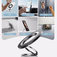 ESR Magnetic HaloLock MagSafe telefona turetajs - Melns