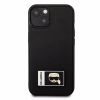 Viedtālruņa apvalks Karl Lagerfeld Ikonik Patch Case iPhone 13 - melns