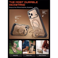 Supcase UB Grip Pro Mag Magnētiskais viedtālruņa apvalks iPhone 17 Pro - zelta