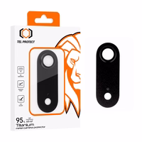 Rūdīts stikls Tel Protect 95% AR+AF Full Metal Kameras aizsardzība kamerai priekš Iphone 17 Air melns (kameras modulis)