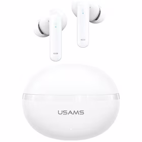 Bluetooth austiņas USAMS Echo E02 TWS ANC+ENC bezvadu balts