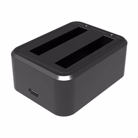 USB divu bateriju lādētājs PULUZ paredzēts Insta360 X3