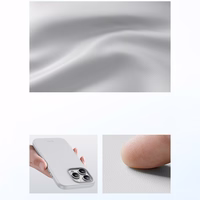 Benks magnētiskais Vita Pro silikona viedtālruņa apvalks (A070) Iphone 17 Pro Max melns (ar kameras vadības pogu)