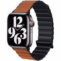 Beline Siksniņa Apple Watch Magnetic Pro 42/44/45/49mm melns/brūns