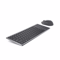 DELL KM7120W keyboard RF Wireless + Bluetooth QWERTY US International pelēks, Titanium