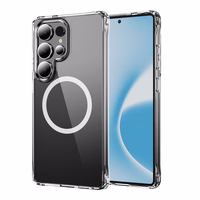 Perfectionists Caurspīdīgs magnētiskais futrālis Samsung S936 S25 Plus caurspīdīgs