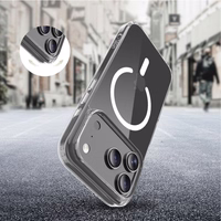 Tech-Protect Flexair Hybrid CC MagSafe maciņš iPhone 17 Pro caurspīdīgs