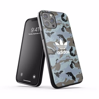 Adidas OR SnapCase Camo viedtālruņa apvalks iPhone 12 Pro Max - zils un melns