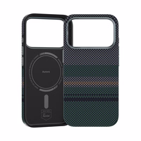 Benks magnētiskais Armor Pro Aurora Kevlar 600D viedtālruņa apvalks (C069) Iphone 17 Pro (ar kameras vadības pogu)